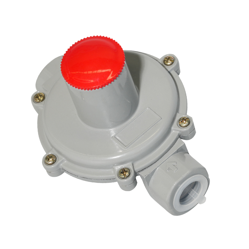 Safety valve natural gas pressure regulator