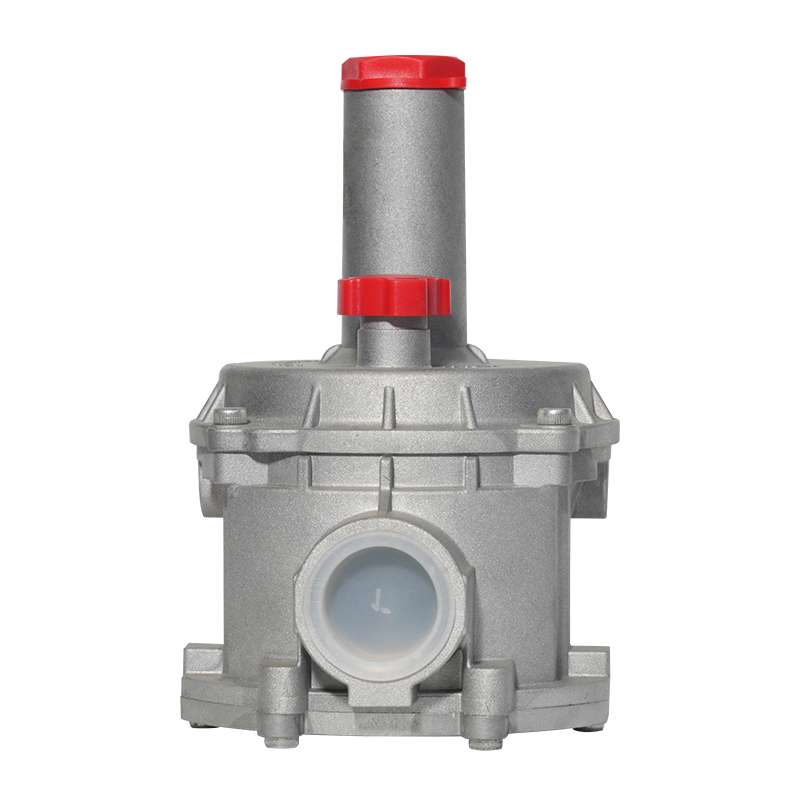 Industrial gas pressure regulator, pressure reducing valve, regulator