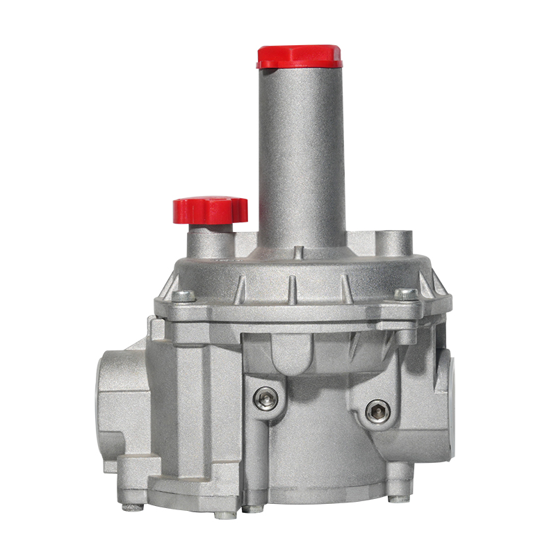 Industrial gas pressure regulator, pressure reducing valve, regulator