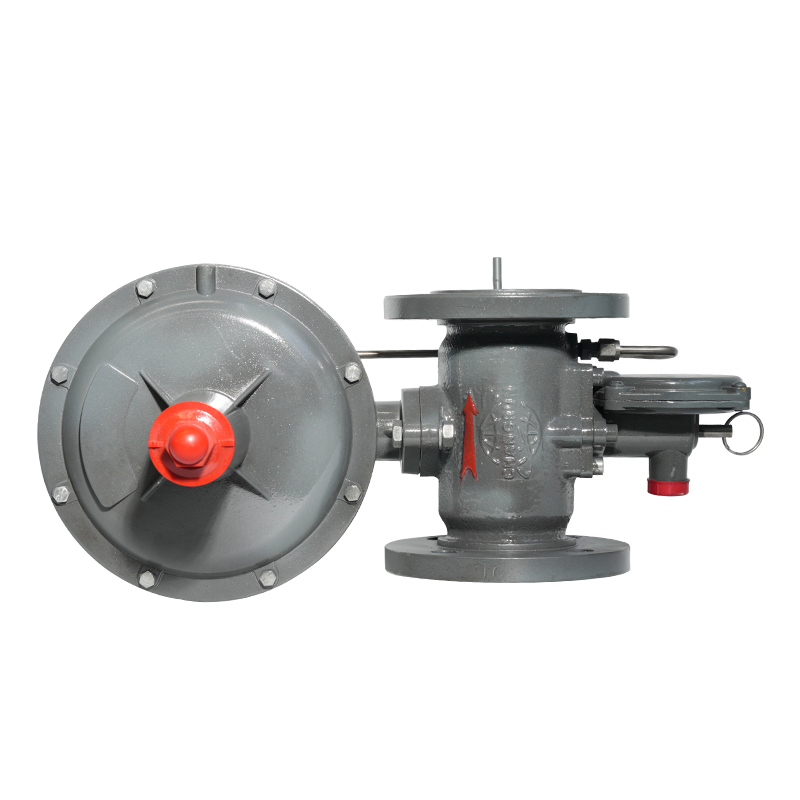 Natural gas pressure reducing valve, gas pressure regulator