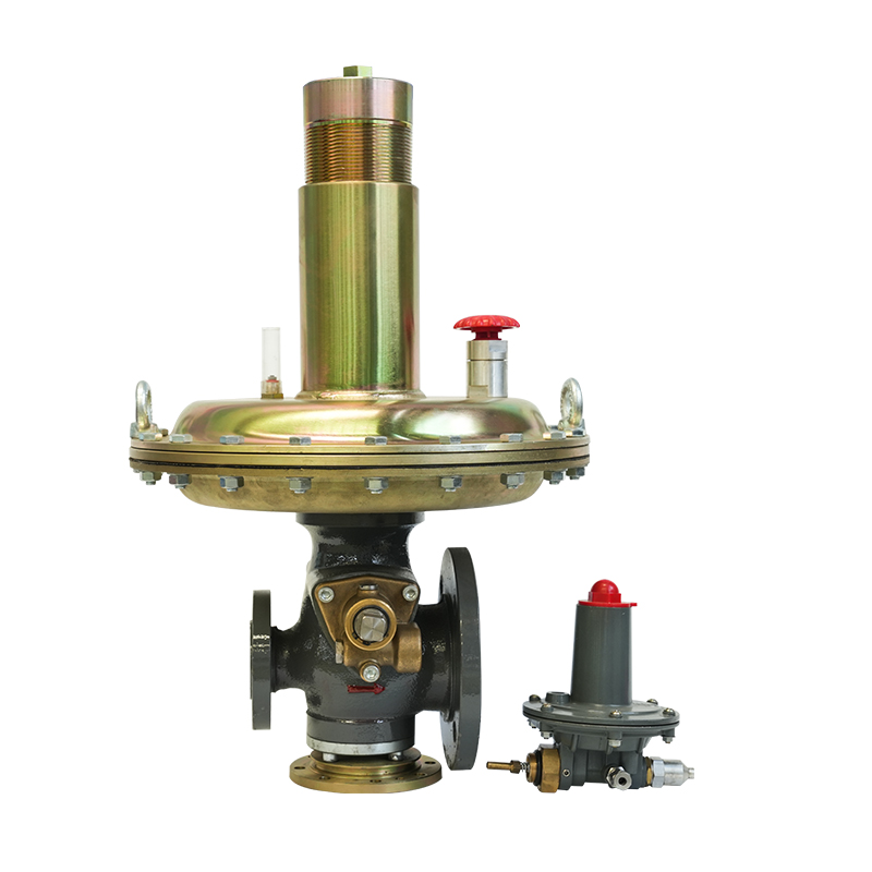 Pipeline gas pressure reducing valve, regulator